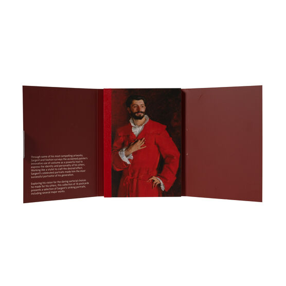 Sargent and Fashion postcard book